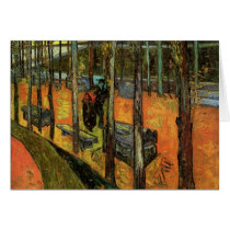 Les Alyscamps by Vincent van Gogh Cards