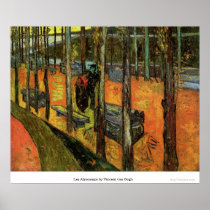 Les Alyscamps by Vincent van Gogh Poster