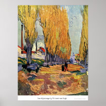 Les Alyscamps by Vincent van Gogh Print