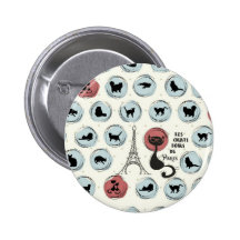 Les Chats Noirs de Paris Button