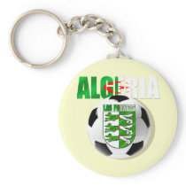 Les Fennecs Algeria flag soccer ball shield gifts Keychains