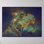 LES FLEUR DE PRINTEMPS on Blue