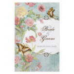 Les Fleur Pavoine - Rose n Peony Dinner Menu Card flyers