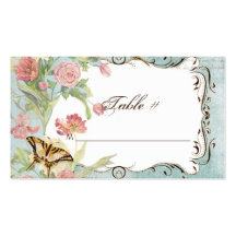Les Fleurs Peony Rose Tulip Floral Flowers Wedding Business Card