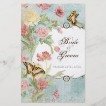 Les Fleurs Peony Rose Tulip Floral Flowers Wedding Personalised Flyer
