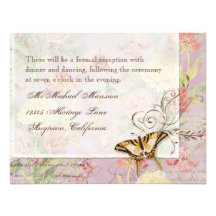 Les Fleurs Peony Rose Tulip Floral Flowers Wedding Personalised Announcements
