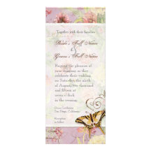 Les Fleurs Peony Rose Tulip Floral Flowers Wedding Custom Invitations