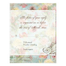 Les Fleurs Peony Rose Tulip Floral Flowers Wedding Personalized Invitations