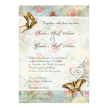Les Fleurs Peony Rose Tulip Floral Flowers Wedding Personalised Invite