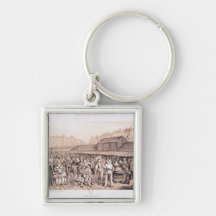 Les Halles, 1855 Key Chains