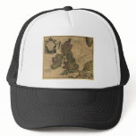 Les Isles Britanniques, 1700's Map hats
