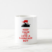 LES MISERABLES BARRICADE BOYS COFFEE MUGS