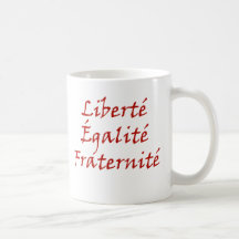 Les Misérables Love: Liberté, Égalité, Fraternité Coffee Mugs