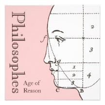Les Philosophes Age of Reason Party Invitations