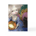 "Les Vampires: Lanterne-Citrouille" Greeting Card
