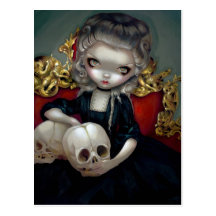 "Les Vampires: Les Crânes" Postcard