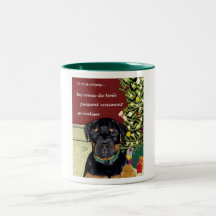 Les voeux de Noel grande tasse Coffee Mugs