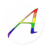 Lesbian and Gay Pride "Scarlet" Letter A