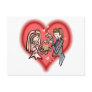 Lesbian Bride & Groom Postcards