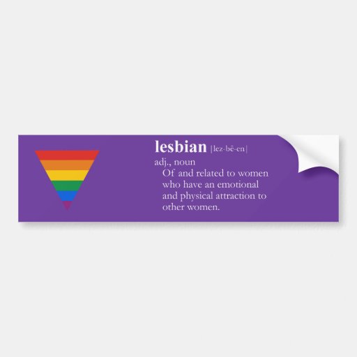 Lesbian Bumper Sticker 98