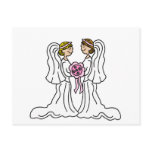 Lesbian Couple Postcard