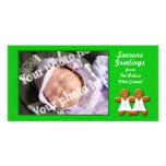 Lesbian Gingerbread Cookies Photo Card Template photo cards