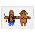 lesbian gingerbread couple cards