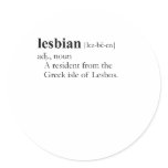 LESBIAN GREEK stickers
