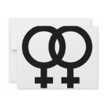 lesbian icon black invitations