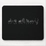 Lesbian in Sign Language  (Pickup Line) Mouse Pads