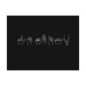 Lesbian in Sign Language  (Pickup Line) postcards