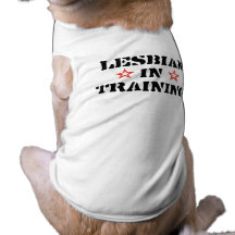 Lesbian in training .png pet tee