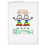 Lesbian Just Married Card