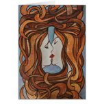 Lesbian Kiss (Art Nouveau Style) Card