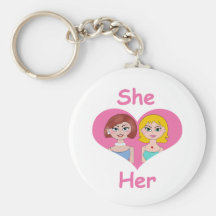 Lesbian Love Keychains