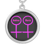 Lesbian Lovers Custom Necklace