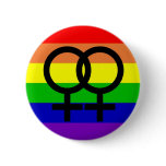 Lesbian Pride Pinback Buttons