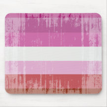 LESBIAN PRIDE DISTRESSED DESIGN MOUSEPAD