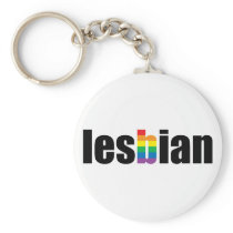 Lesbian Pride Keychain