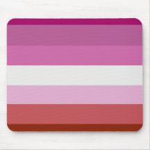 LESBIAN PRIDE STRIPES DESIGN MOUSEPAD