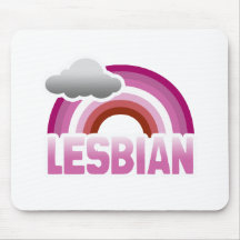 LESBIAN RAINBOW MOUSEPADS