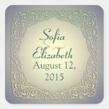 lesbian save the date sticker