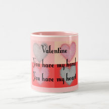 Lesbian Valentine Gifts "You Have My Heart" Coffee Mug
