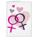 Lesbian Venus Entwined cards