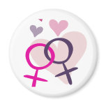Lesbian Venus Entwined magnets