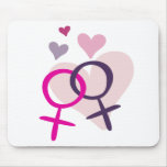 Lesbian Venus Entwined mousepads