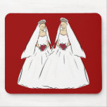 Lesbian Wedding Gift Mousepad
