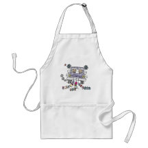 Lesbian Wedding Just Married Apron
