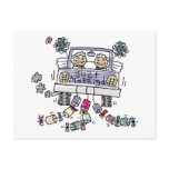 Lesbian Wedding Just Married postcards