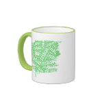 LESBIAN WORD PATTERN WHITE -.png Mug